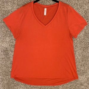 XL LuLaRoe Christy T in solid orange